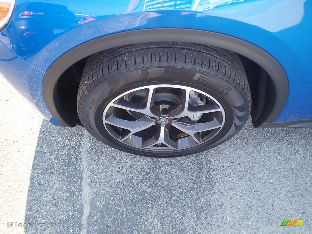 2019 Stelvio Ti AWD - Misano Blue Metallic / Black photo #2
