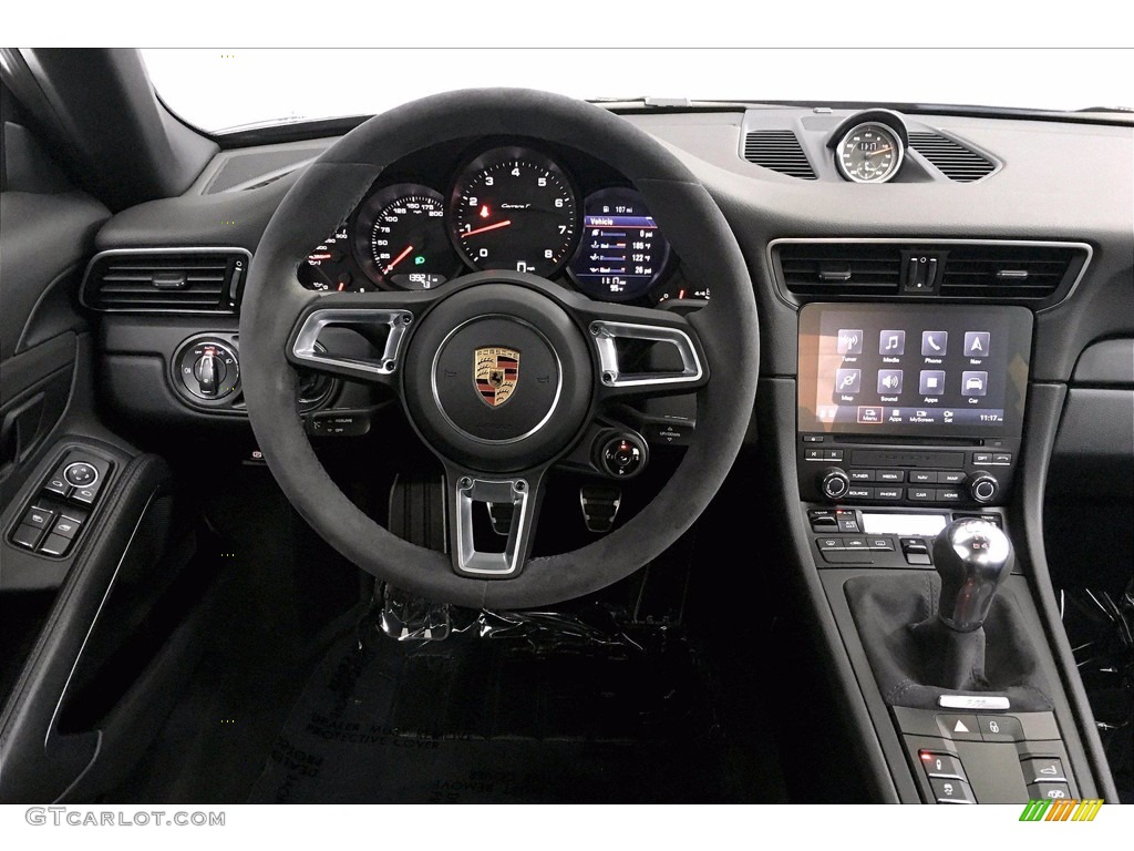 2019 Porsche 911 Carrera T Coupe Black Steering Wheel Photo #139473817