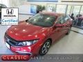 Molten Lava Pearl 2019 Honda Civic LX Sedan