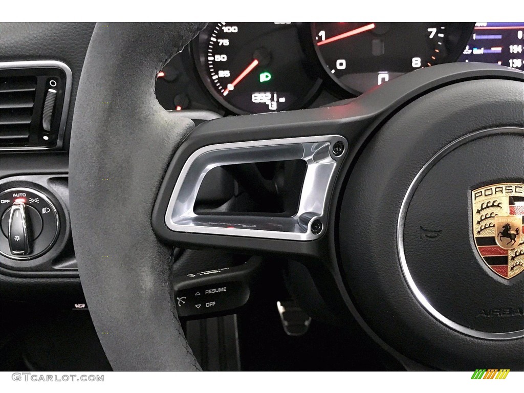 2019 Porsche 911 Carrera T Coupe Black Steering Wheel Photo #139474068