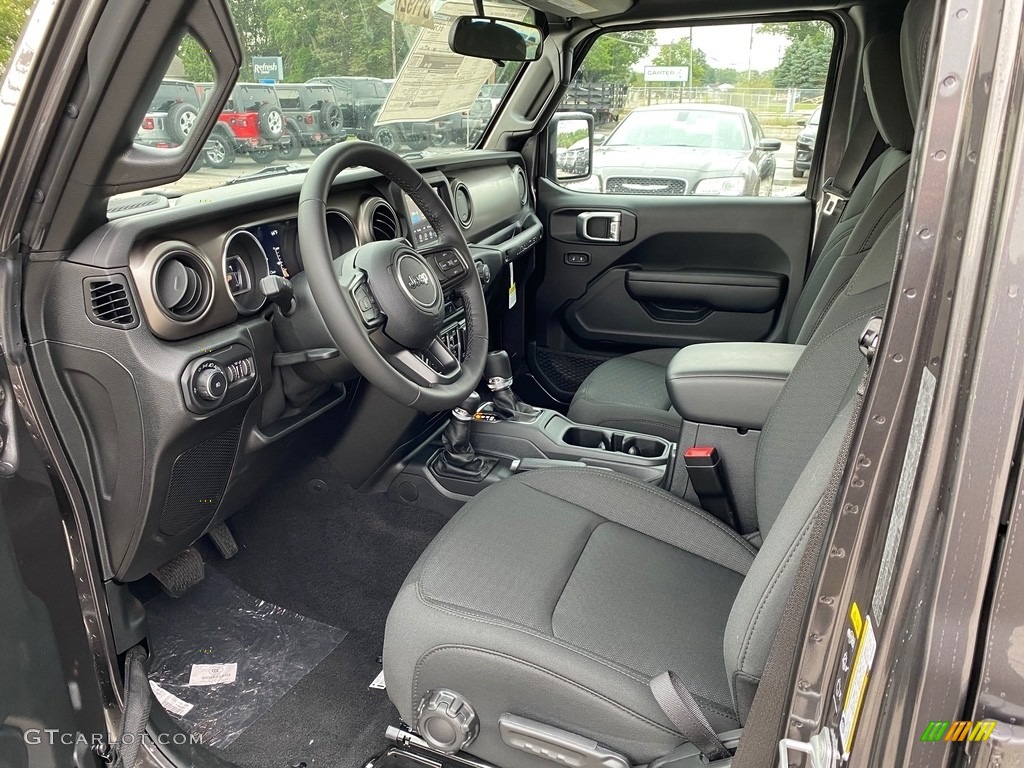 2021 Wrangler Unlimited Sport 4x4 - Granite Crystal Metallic / Black photo #2