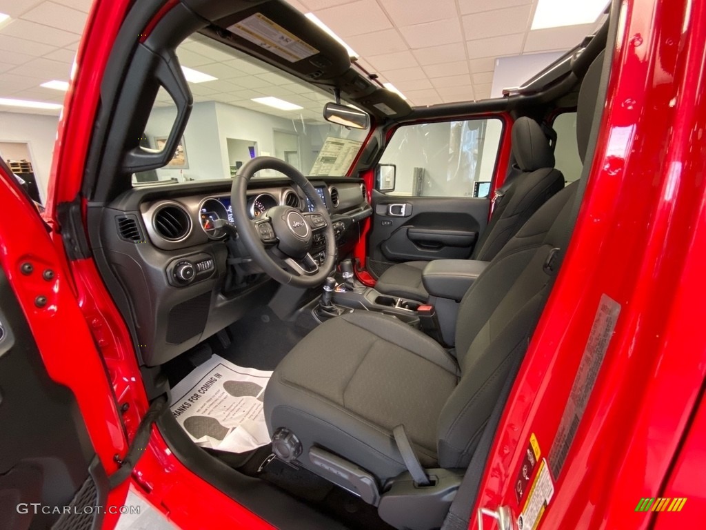 2021 Jeep Wrangler Unlimited Sport 4x4 Front Seat Photo #139475536