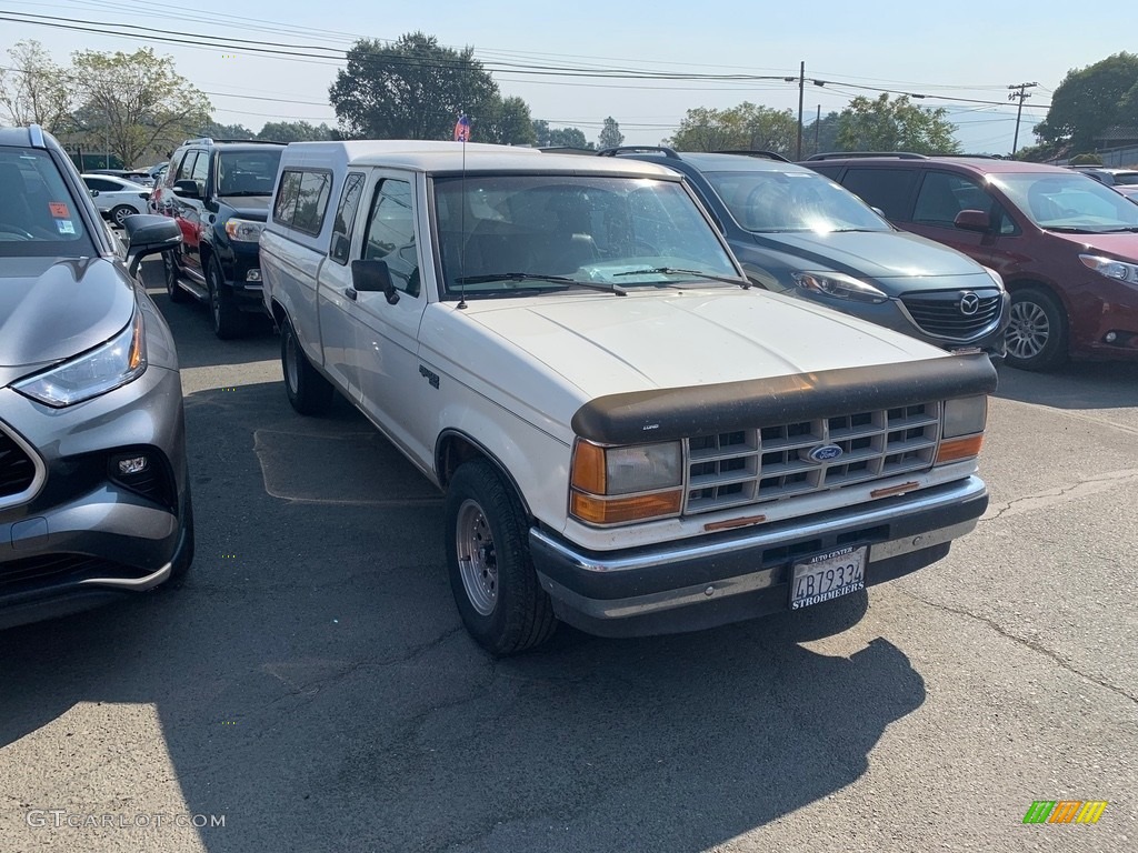 1990 Ranger XLT SuperCab - Colonial White / Light Sandalwood photo #2