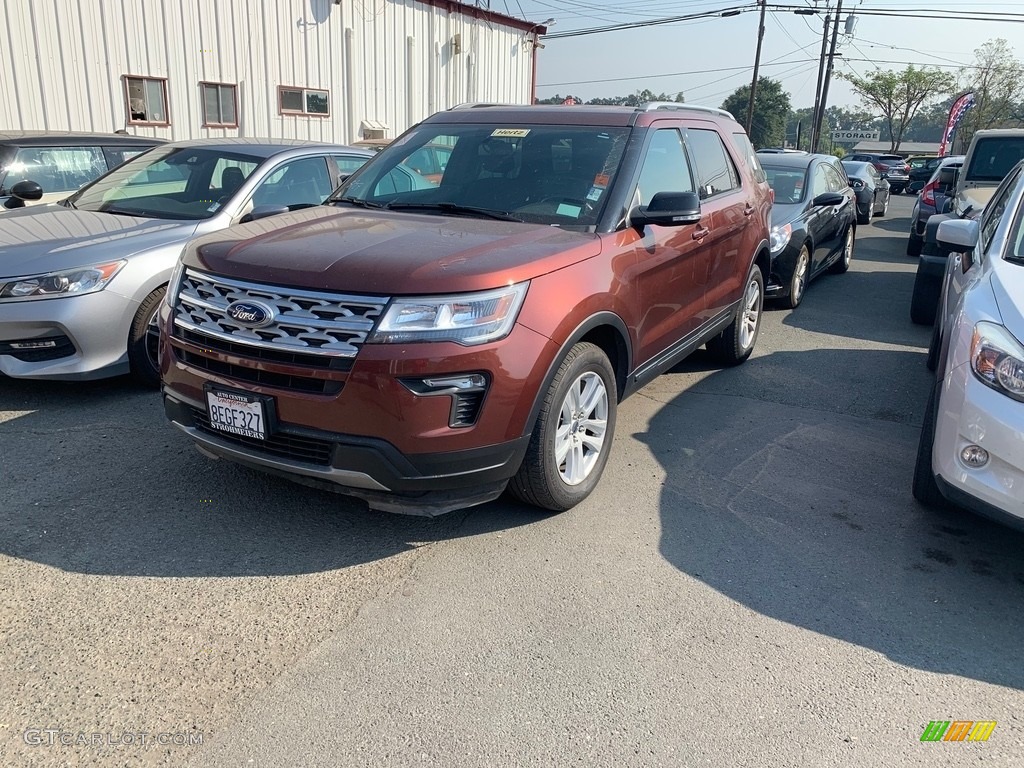 2018 Explorer XLT 4WD - Cinnamon Glaze / Ebony Black photo #2