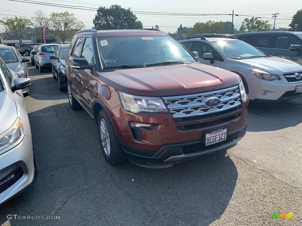 2018 Explorer XLT 4WD - Cinnamon Glaze / Ebony Black photo #3