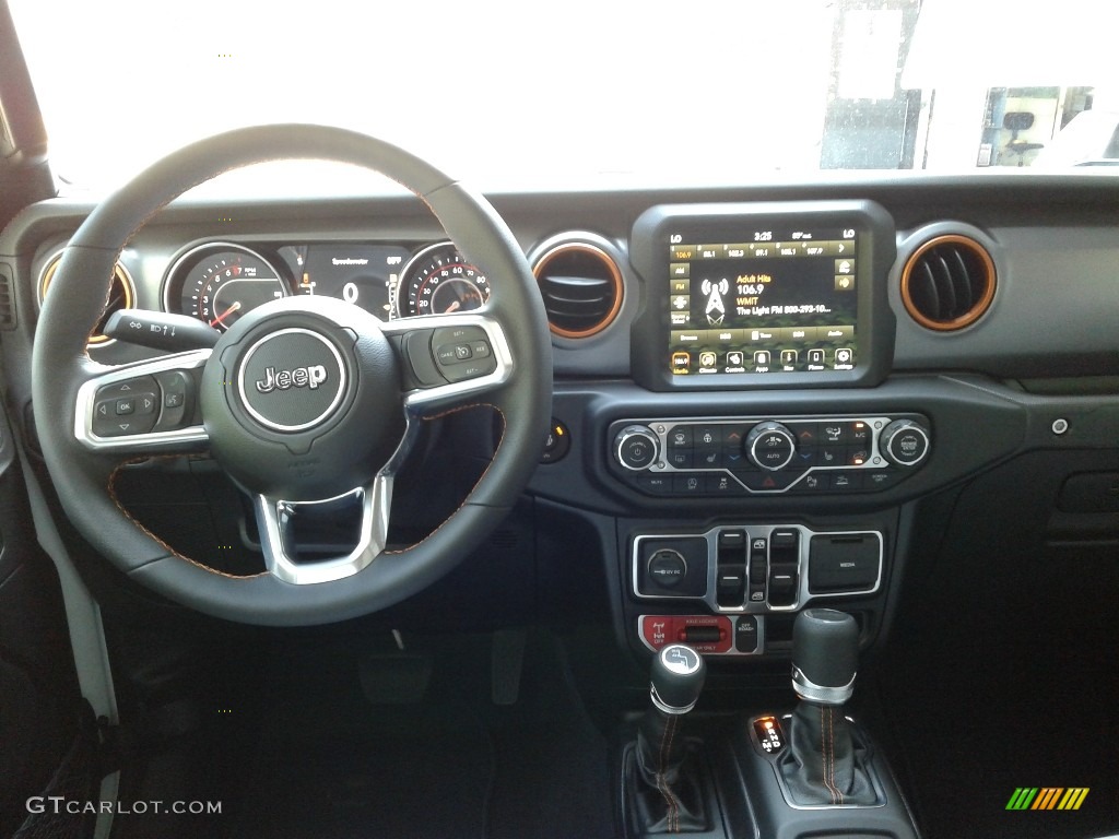 2020 Jeep Gladiator Mojave 4x4 Black/Steel Gray Dashboard Photo #139475719