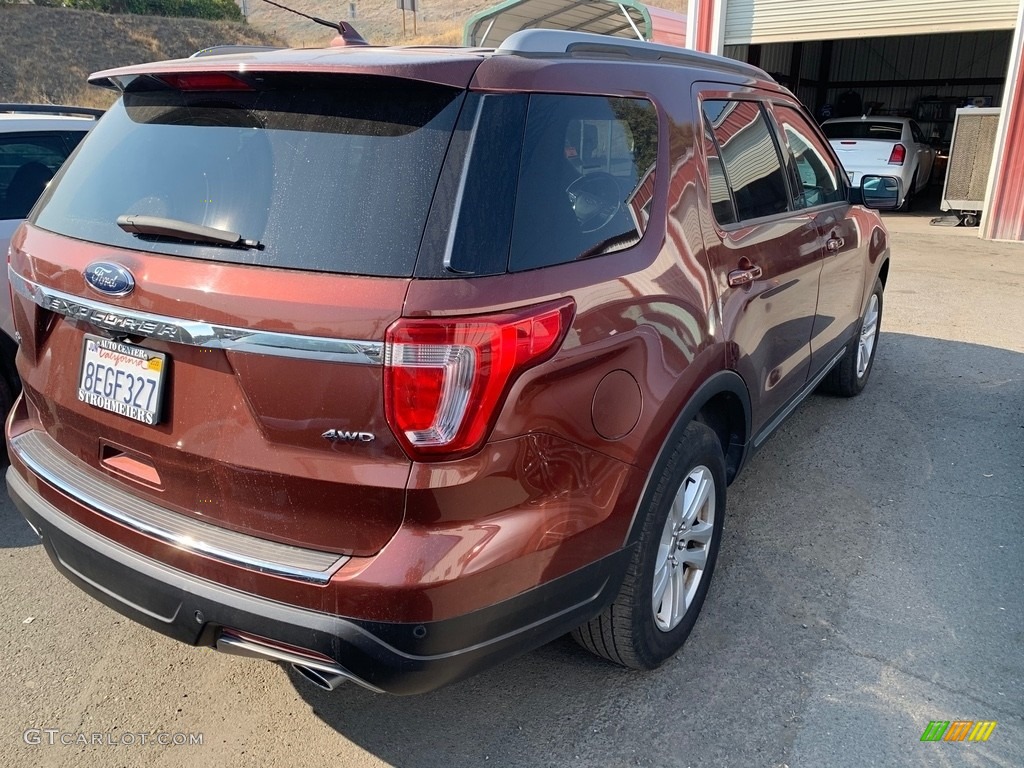 2018 Explorer XLT 4WD - Cinnamon Glaze / Ebony Black photo #5