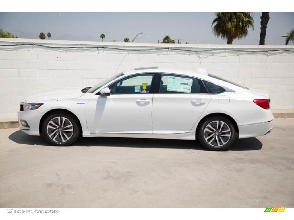 Platinum White Pearl 2020 Honda Accord EX-L Hybrid Sedan Exterior Photo #139475986