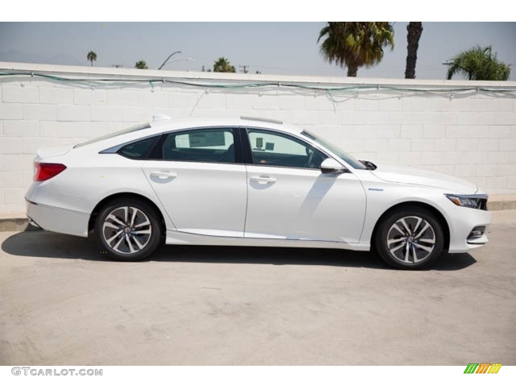 Platinum White Pearl 2020 Honda Accord EX-L Hybrid Sedan Exterior Photo #139476052
