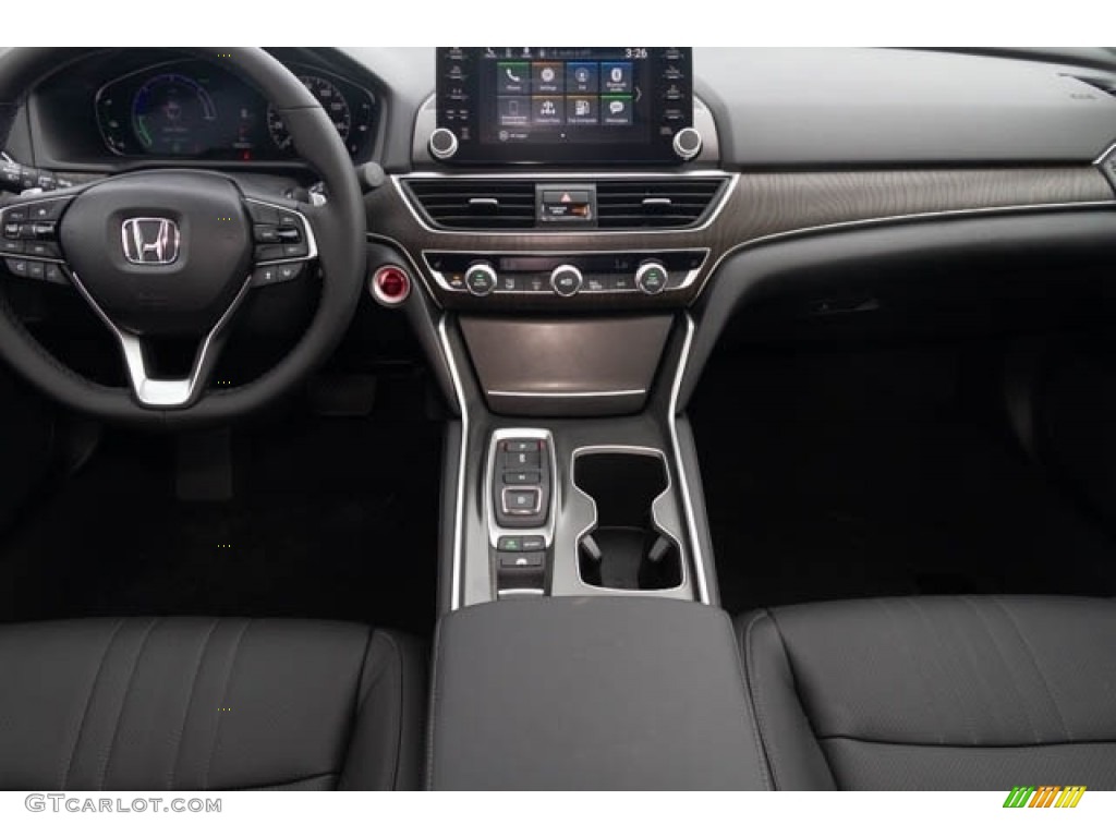 2020 Honda Accord EX-L Hybrid Sedan Black Dashboard Photo #139476199