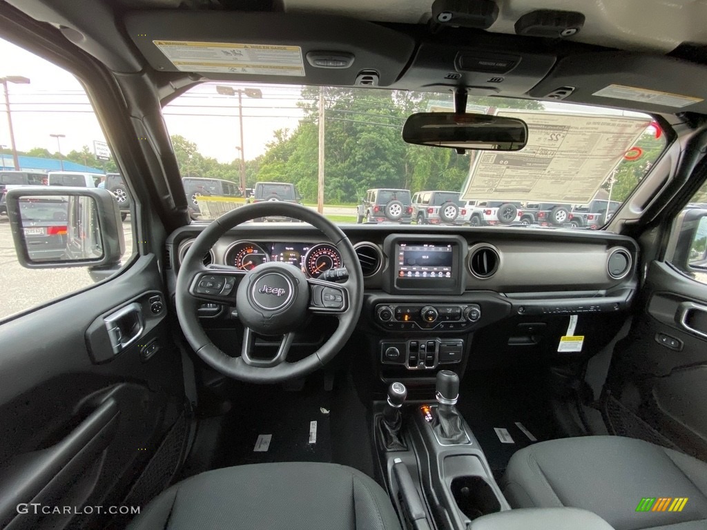 2021 Jeep Wrangler Unlimited Sport 4x4 Black Dashboard Photo #139476244