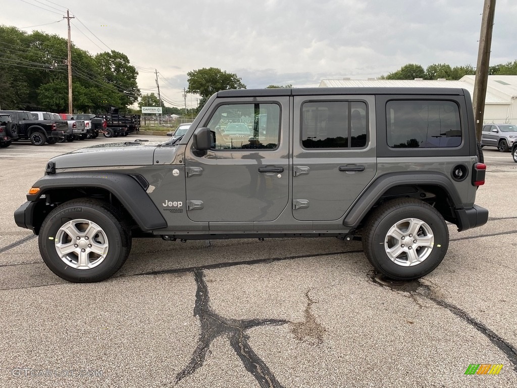 Sting-Gray 2021 Jeep Wrangler Unlimited Sport 4x4 Exterior Photo #139476322