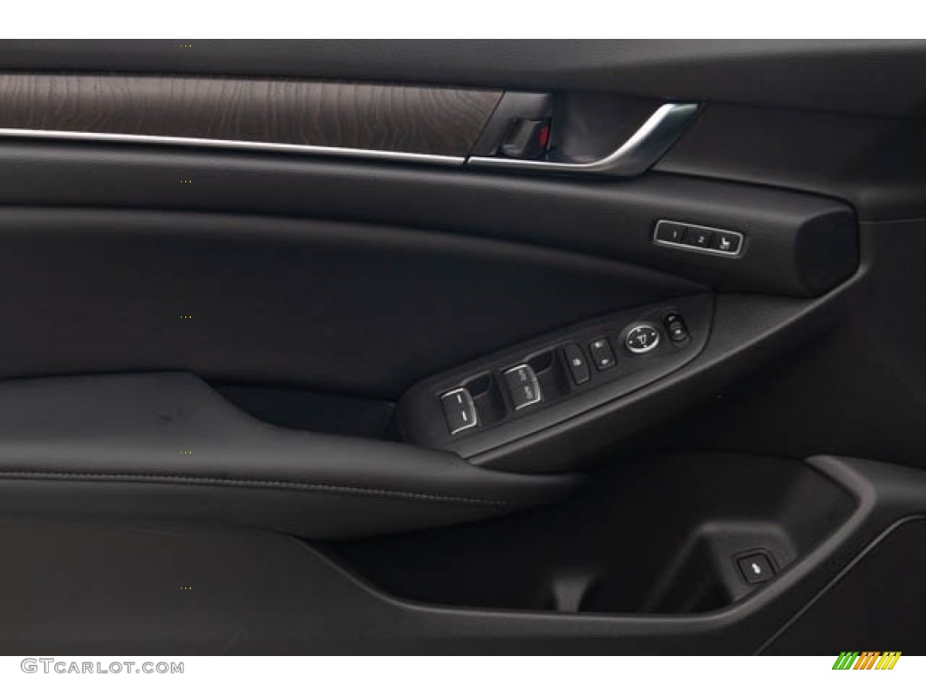 2020 Honda Accord EX-L Hybrid Sedan Black Door Panel Photo #139476444