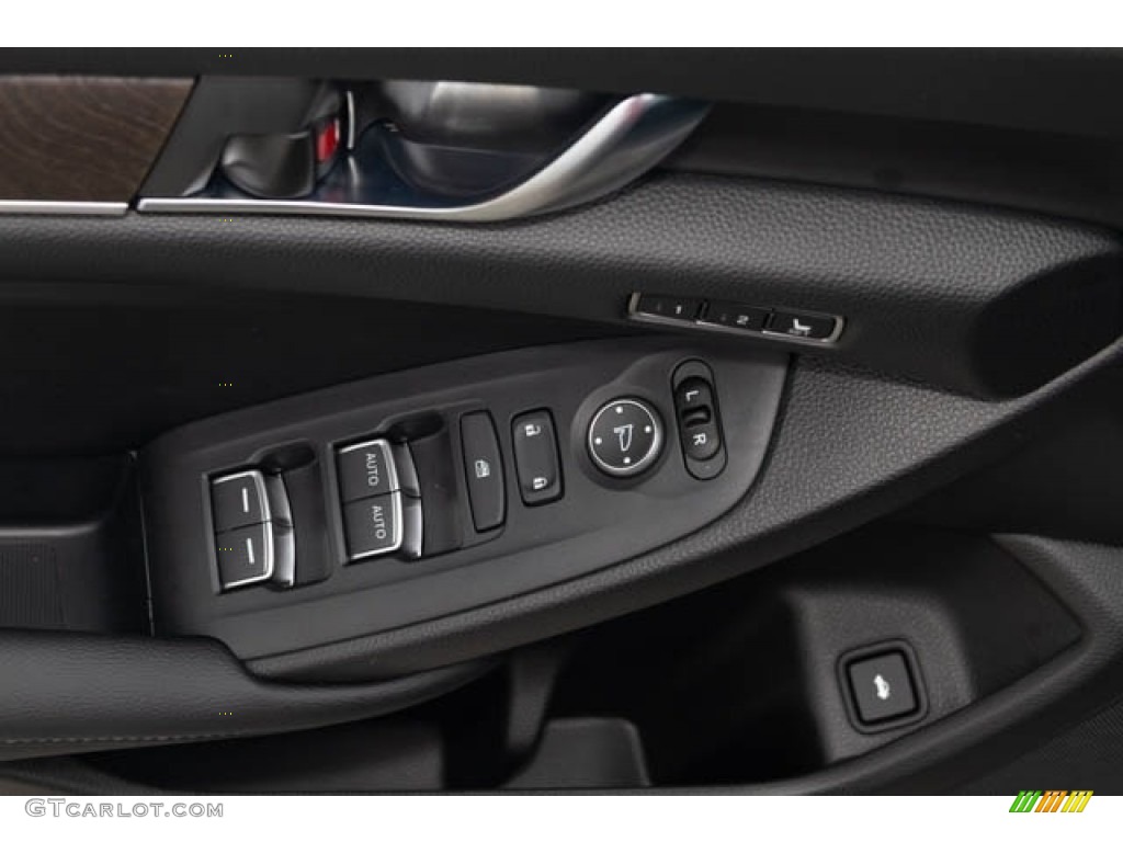 2020 Honda Accord EX-L Hybrid Sedan Black Door Panel Photo #139476460