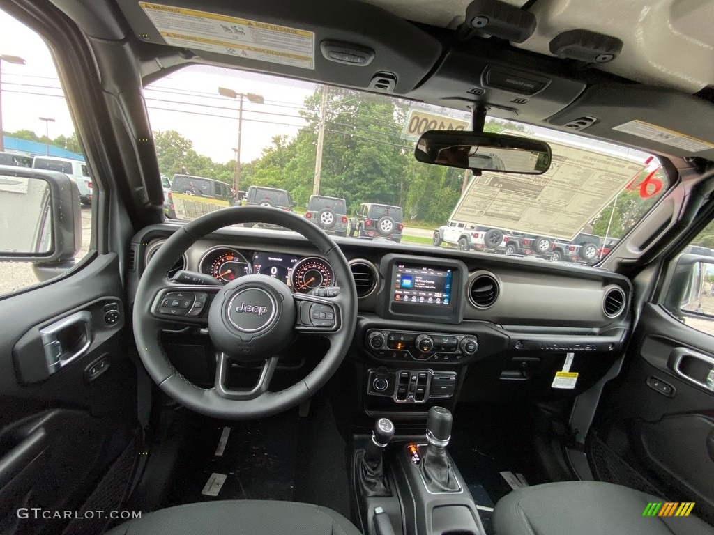 2021 Jeep Wrangler Unlimited Sport 4x4 Black Dashboard Photo #139476463