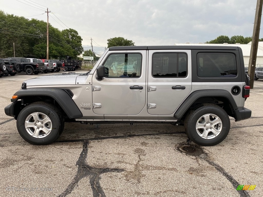 Billet Silver Metallic 2021 Jeep Wrangler Unlimited Sport 4x4 Exterior Photo #139476541