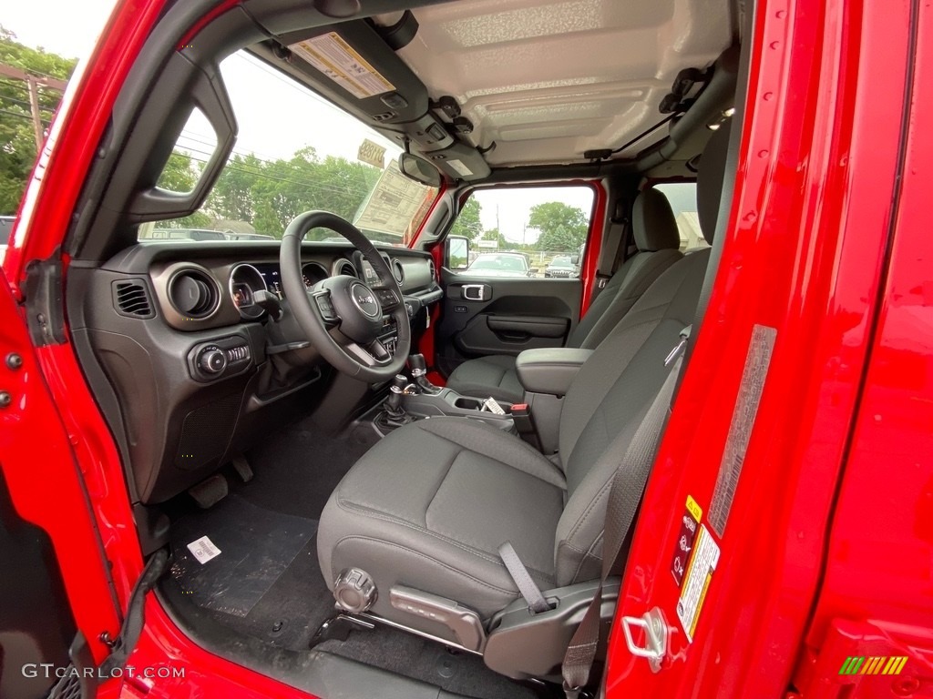 2021 Jeep Wrangler Unlimited Sport 4x4 Front Seat Photo #139476652