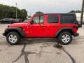 Firecracker Red 2021 Jeep Wrangler Unlimited Sport 4x4 Exterior