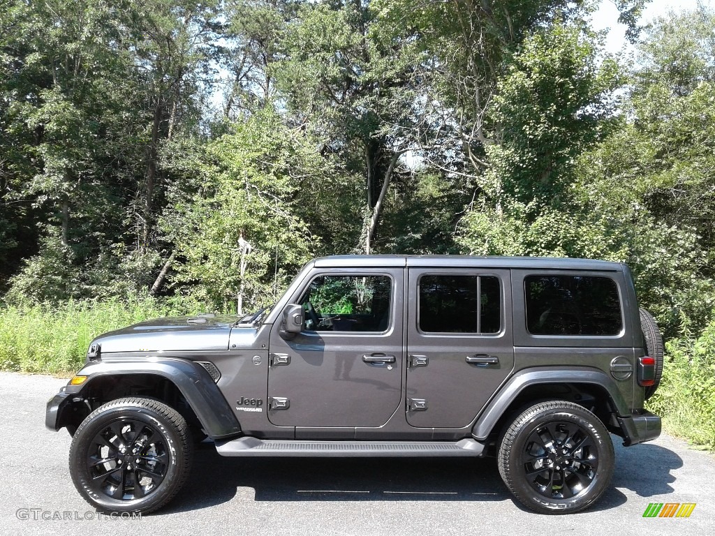 2021 Wrangler Unlimited High Altitude 4x4 - Granite Crystal Metallic / Black photo #1