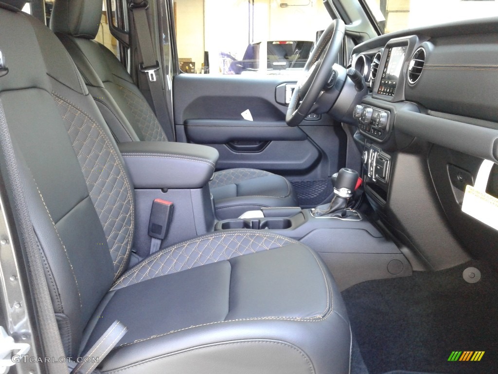 Black Interior 2021 Jeep Wrangler Unlimited High Altitude 4x4 Photo #139477549