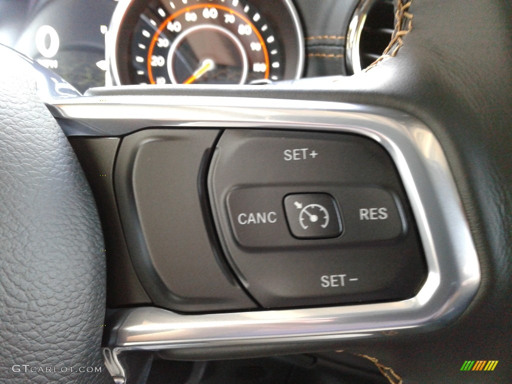 2021 Jeep Wrangler Unlimited High Altitude 4x4 Black Steering Wheel Photo #139477582
