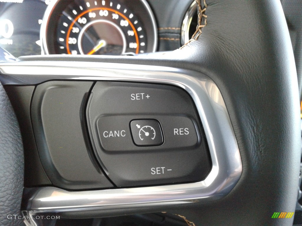 2021 Jeep Wrangler Unlimited High Altitude 4x4 Black Steering Wheel Photo #139477591