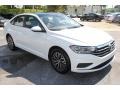 2019 Pure White Volkswagen Jetta SE  photo #2