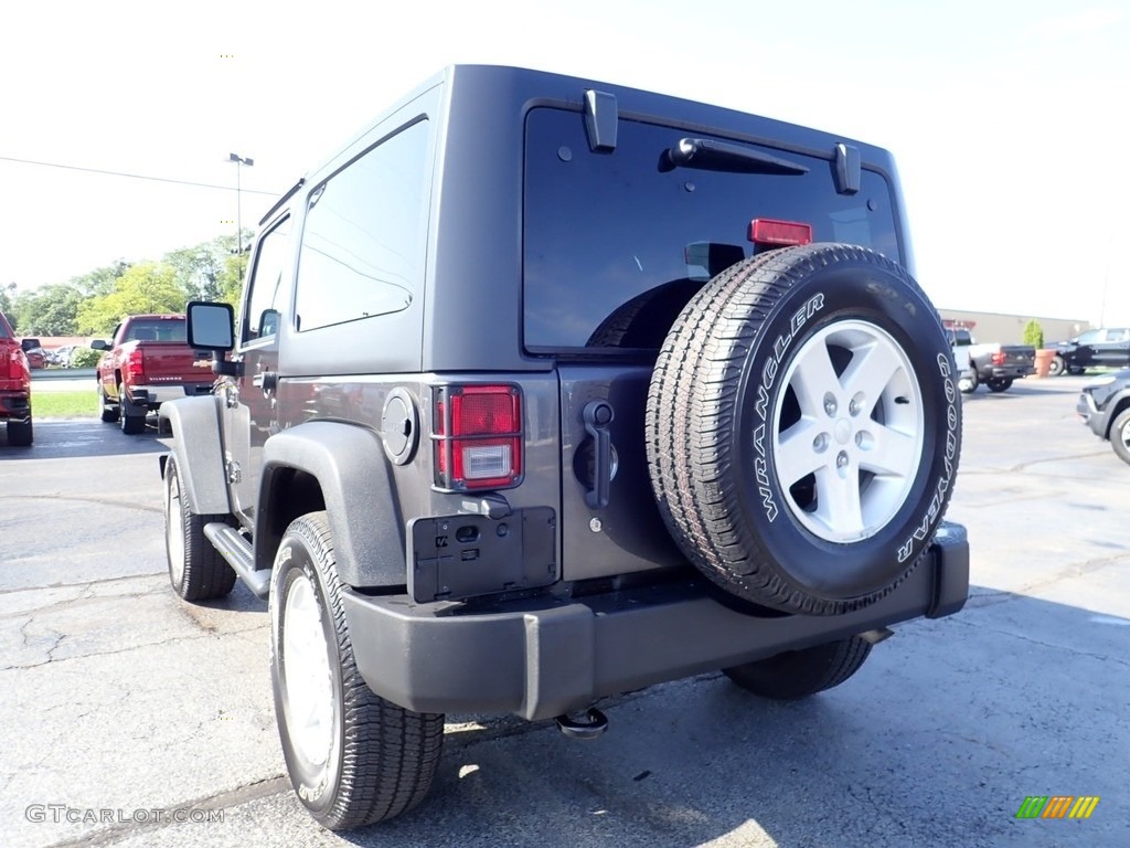 2017 Wrangler Sport 4x4 - Granite Crystal Metallic / Black photo #7