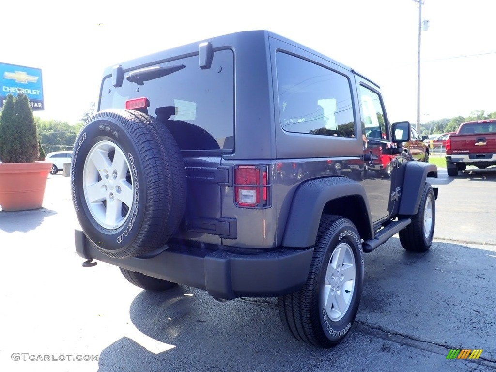 2017 Wrangler Sport 4x4 - Granite Crystal Metallic / Black photo #9