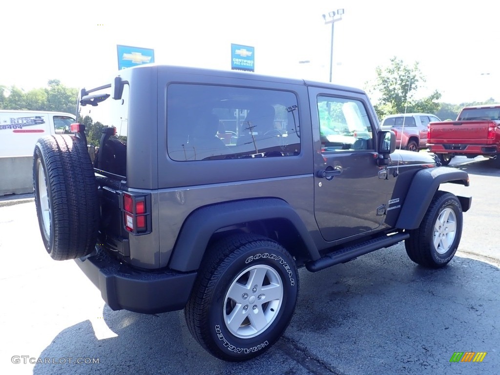 2017 Wrangler Sport 4x4 - Granite Crystal Metallic / Black photo #10