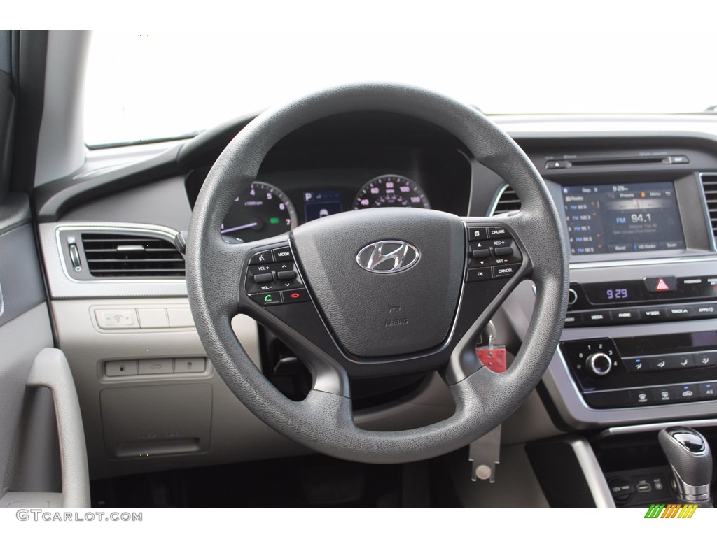 2016 Sonata SE - Shale Gray Metallic / Gray photo #26