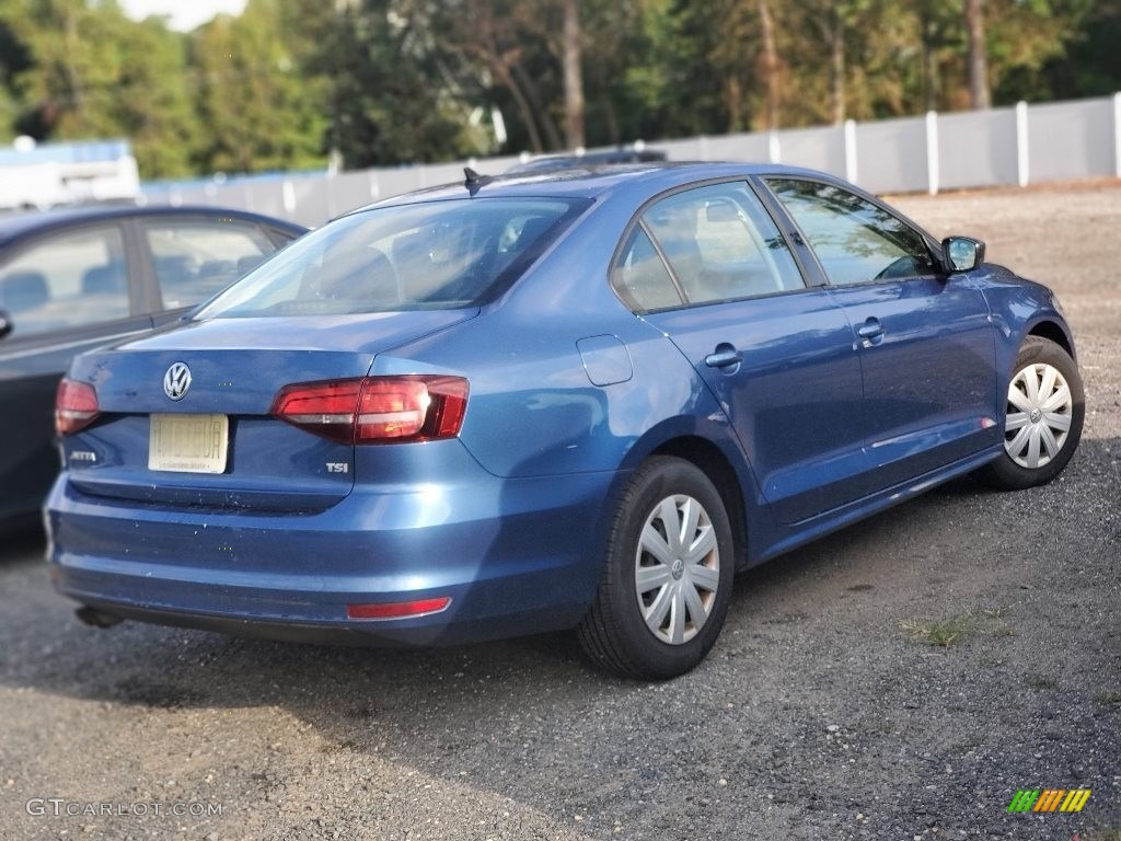 Silk Blue Metallic 2016 Volkswagen Jetta S Exterior Photo #139481100