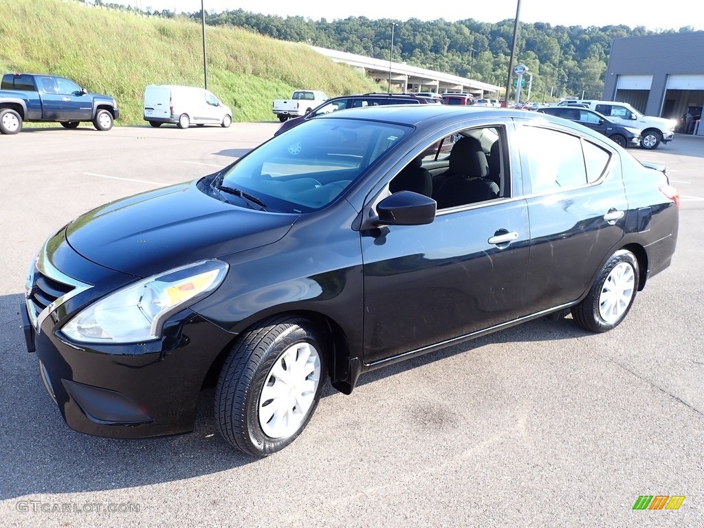 Super Black 2016 Nissan Versa SV Sedan Exterior Photo #139481574