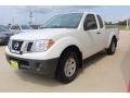 Glacier White - Frontier S King Cab Photo No. 4