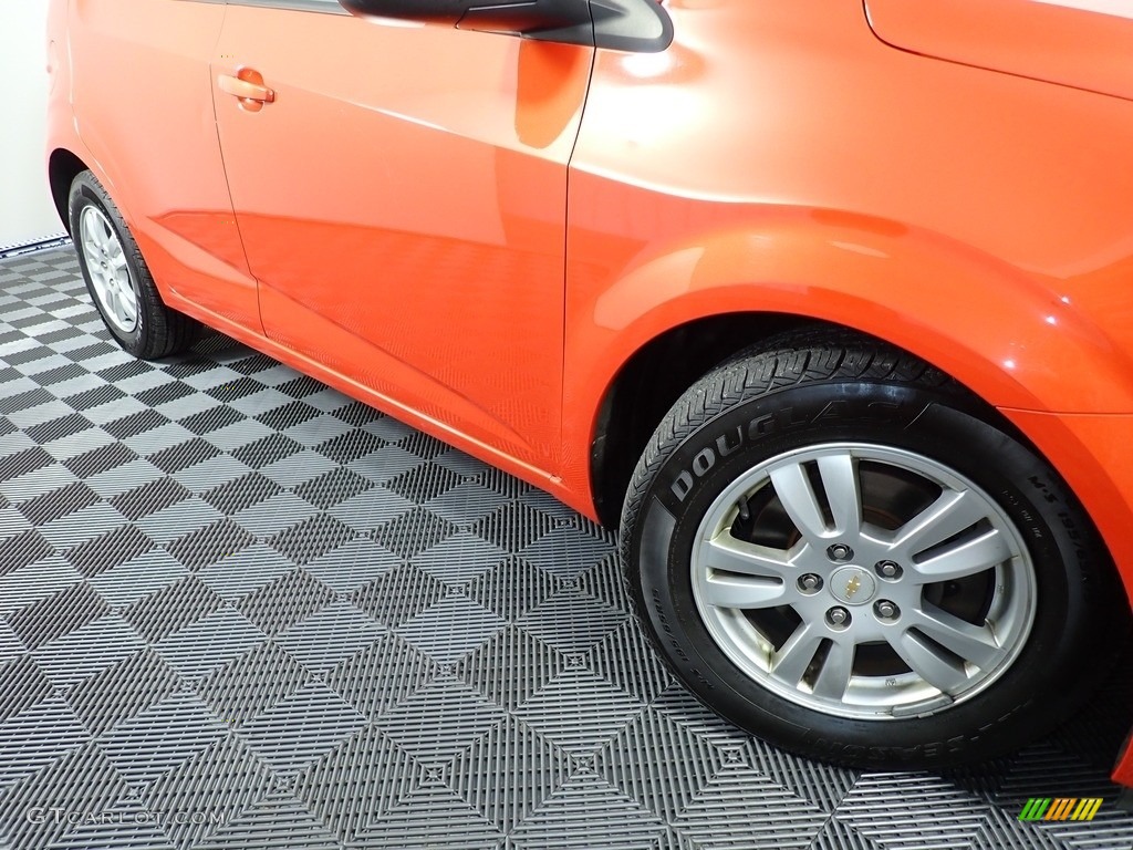 2012 Sonic LS Hatch - Inferno Orange Metallic / Jet Black/Dark Titanium photo #3