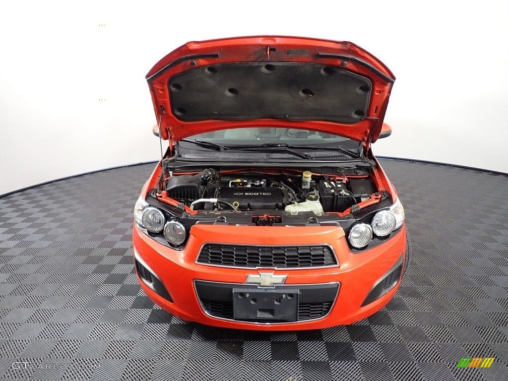 2012 Sonic LS Hatch - Inferno Orange Metallic / Jet Black/Dark Titanium photo #5