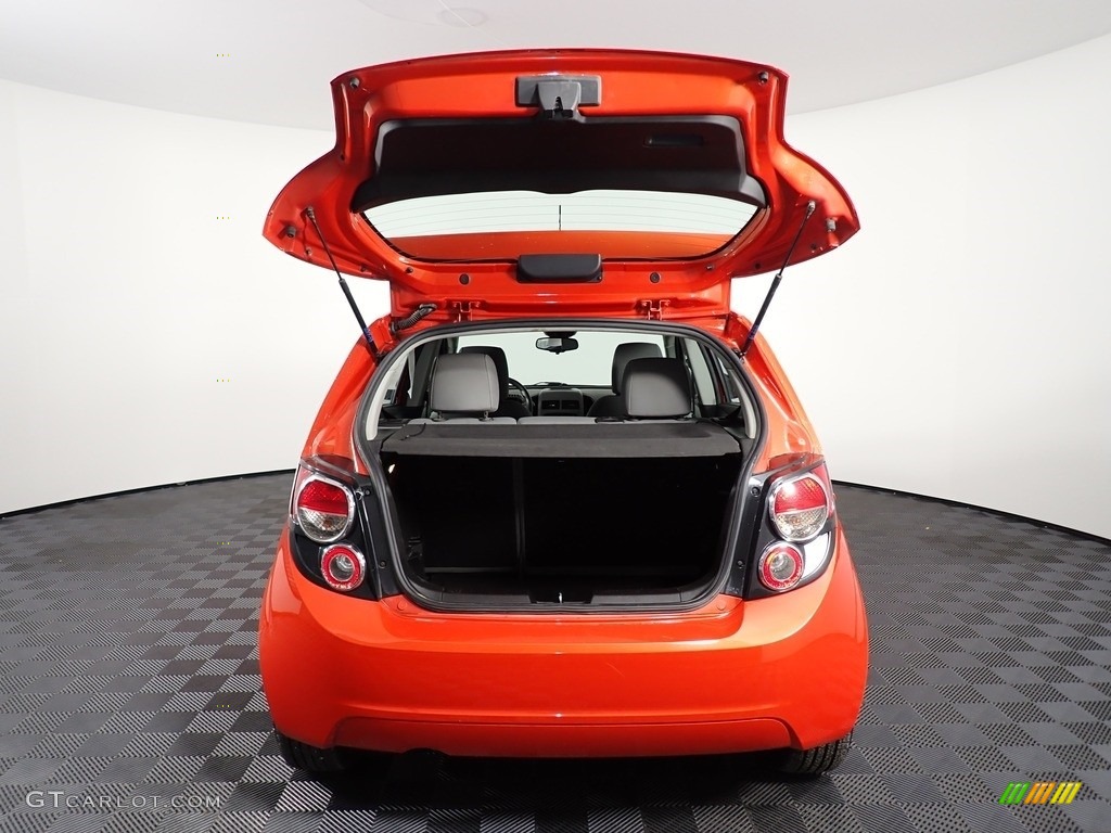 2012 Sonic LS Hatch - Inferno Orange Metallic / Jet Black/Dark Titanium photo #12