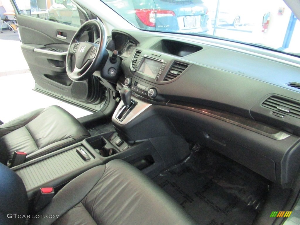 2012 CR-V EX-L 4WD - Opal Sage Metallic / Black photo #15