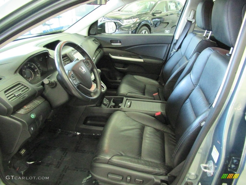 2012 CR-V EX-L 4WD - Opal Sage Metallic / Black photo #29