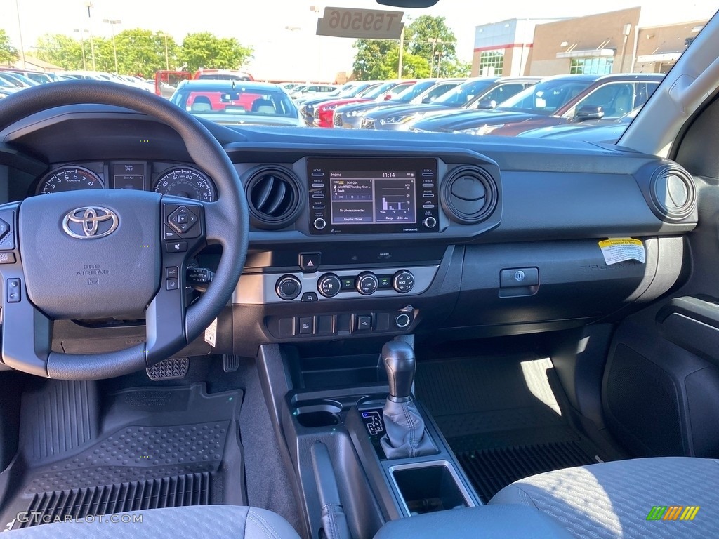 2020 Toyota Tacoma SX Access Cab 4x4 Cement Dashboard Photo #139483854