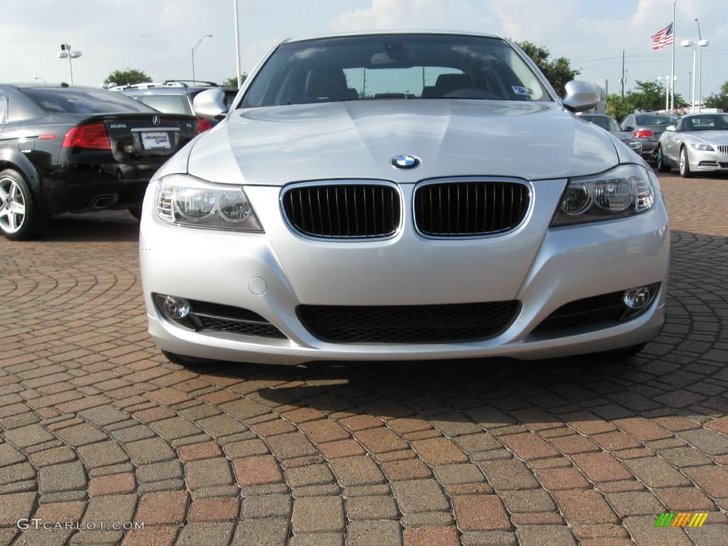 2009 3 Series 328i Sedan - Titanium Silver Metallic / Black photo #3