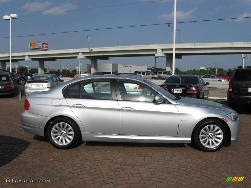 2009 3 Series 328i Sedan - Titanium Silver Metallic / Black photo #10