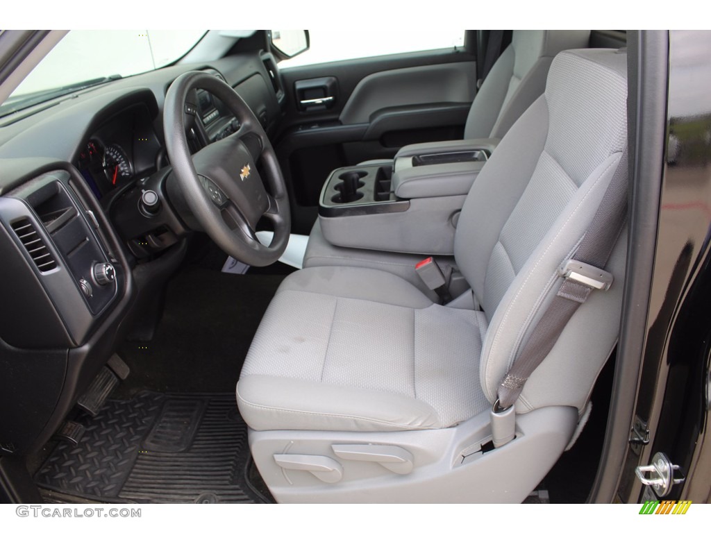 Dark Ash/Jet Black Interior 2017 Chevrolet Silverado 1500 WT Regular Cab Photo #139485354