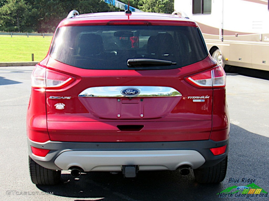 2015 Escape Titanium 4WD - Ruby Red Metallic / Medium Light Stone photo #4