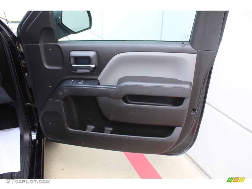 2017 Chevrolet Silverado 1500 WT Regular Cab Dark Ash/Jet Black Door Panel Photo #139485510
