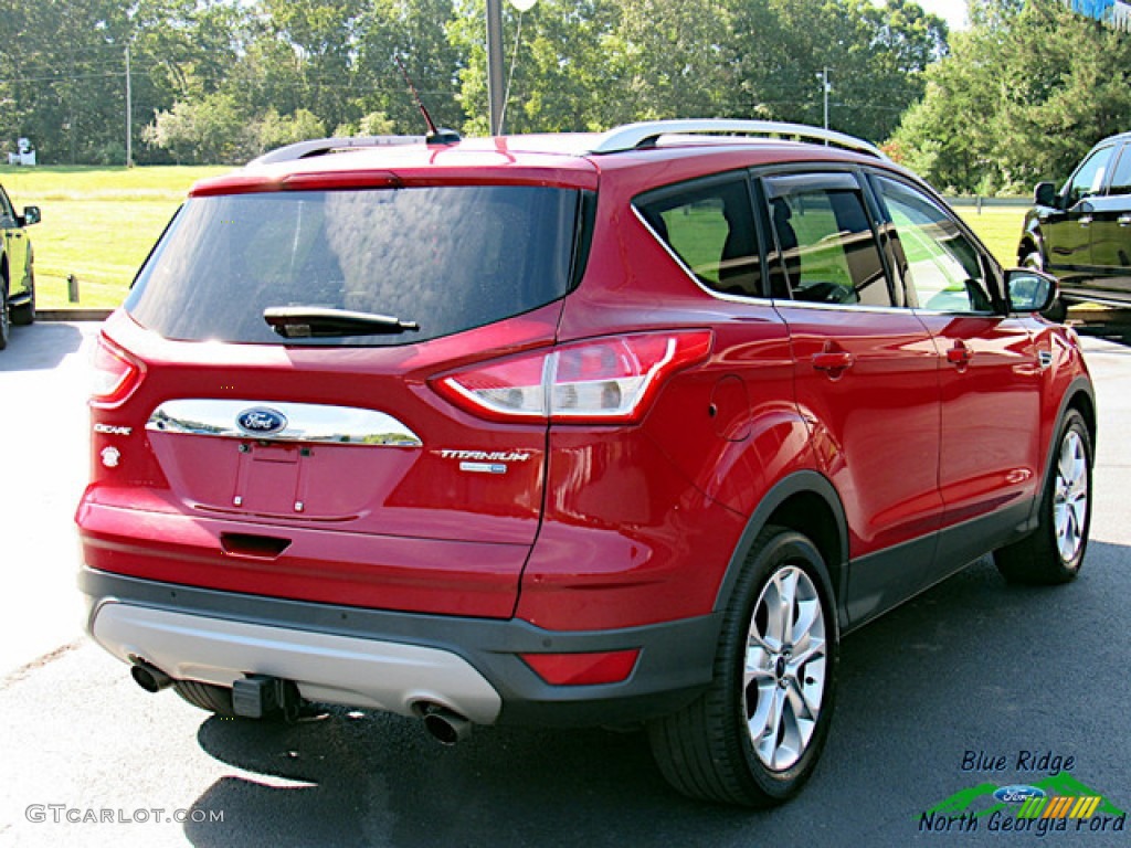 2015 Escape Titanium 4WD - Ruby Red Metallic / Medium Light Stone photo #5