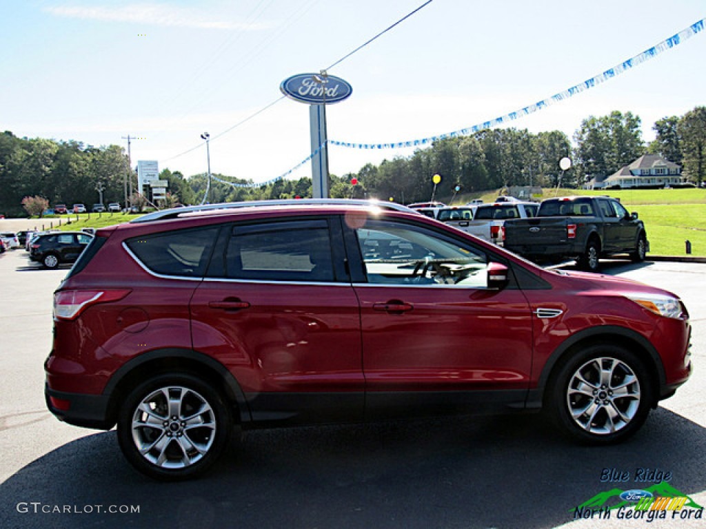 2015 Escape Titanium 4WD - Ruby Red Metallic / Medium Light Stone photo #6