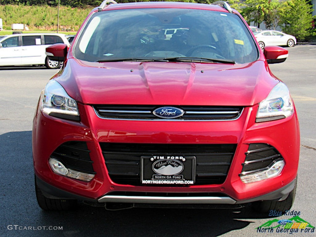 2015 Escape Titanium 4WD - Ruby Red Metallic / Medium Light Stone photo #8