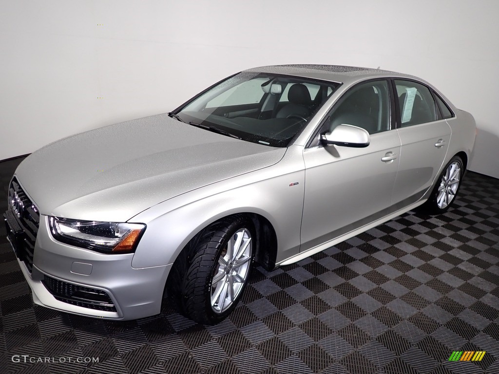 2014 A4 2.0T quattro Sedan - Ice Silver Metallic / Black photo #7