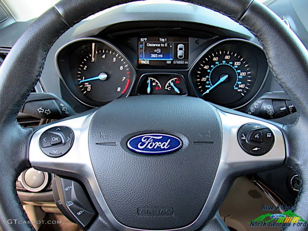 2015 Escape Titanium 4WD - Ruby Red Metallic / Medium Light Stone photo #17